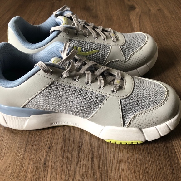 KURU Quantum 2 Dove Gray-Pale Lime-2.0 Sneakers Size 9 Medium Shoes - Picture 8 of 17
